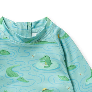 Sunny Scales One Piece Boyleg Swimsuit