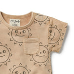 Load image into Gallery viewer, Happy Days Organic Sweat Growsuit
