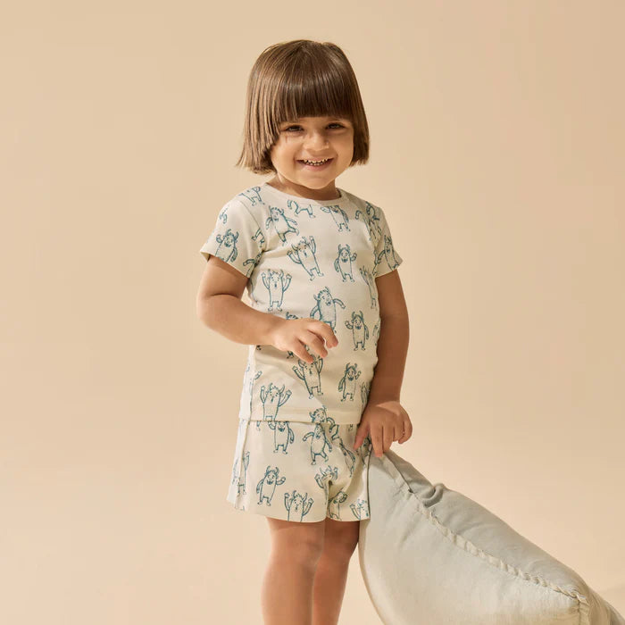 Yeti Organic Short Sleeved Pyjamas