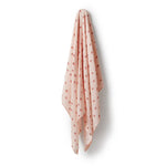 Load image into Gallery viewer, Strawberry Kisses Organic Muslin Wrap
