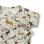 Load image into Gallery viewer, Mini Jungle Organic Kimono Set
