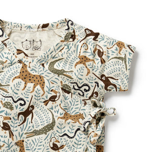 Mini Jungle Organic Kimono Set