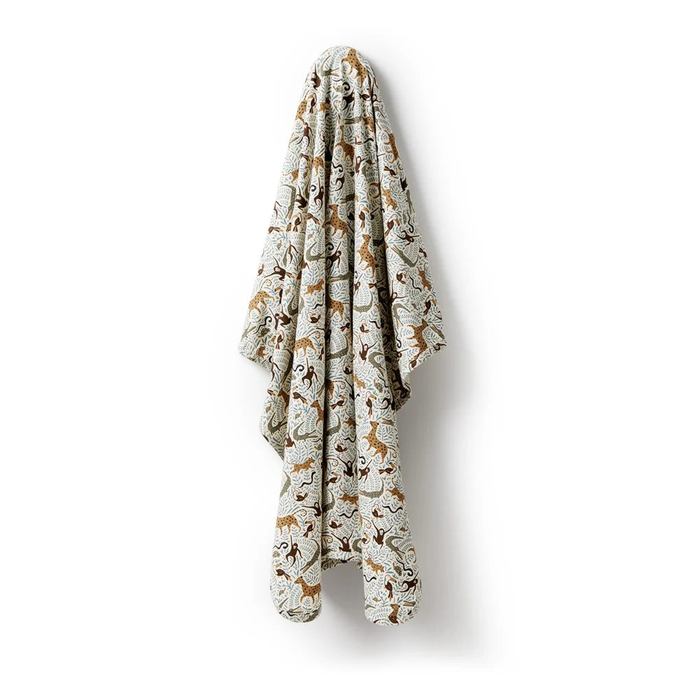 Mini Jungle Organic Bunny Rug