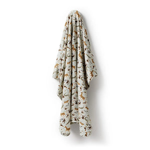 Mini Jungle Organic Bunny Rug