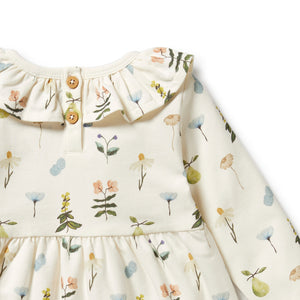 WILSON & FRENCHY - Petit Garden Organic Ruffle Dress