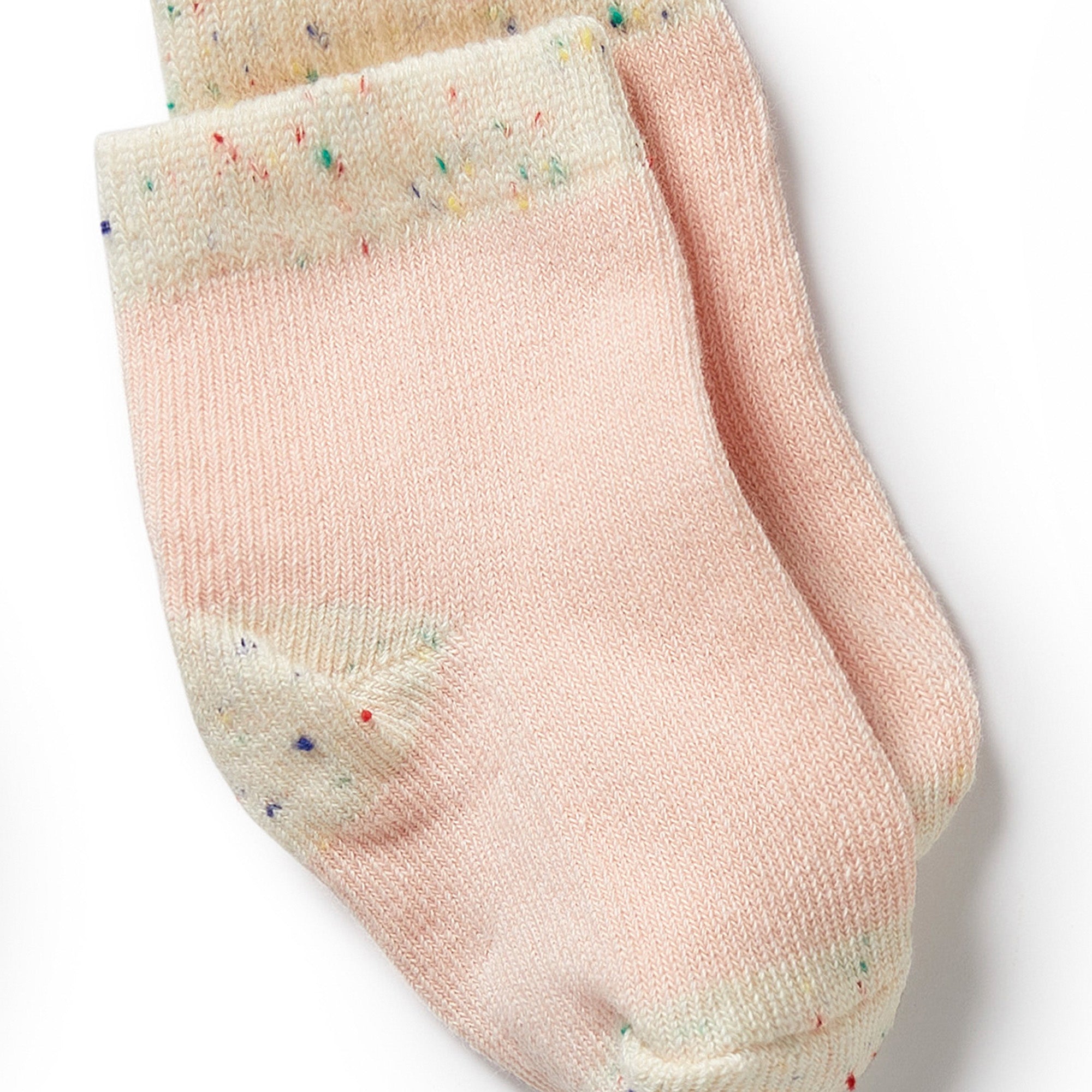 WILSON & FRENCHY - Organic 3 Pack Baby Socks (mint)