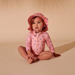 Load image into Gallery viewer, WILSON &amp; FRENCHY Little Flowers Swim Sunhat
