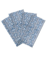 Load image into Gallery viewer, WALTER G - Burano Azure cotton napkins (set of 4)
