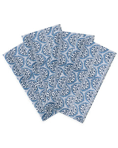 WALTER G - Burano Azure cotton napkins (set of 4)