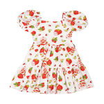 Load image into Gallery viewer, Rock Your Baby - STRAWBERRIES FOREVER DRESS
