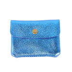 Load image into Gallery viewer, MAISON FANLI - Coin Purse - Metallic Electric Blue
