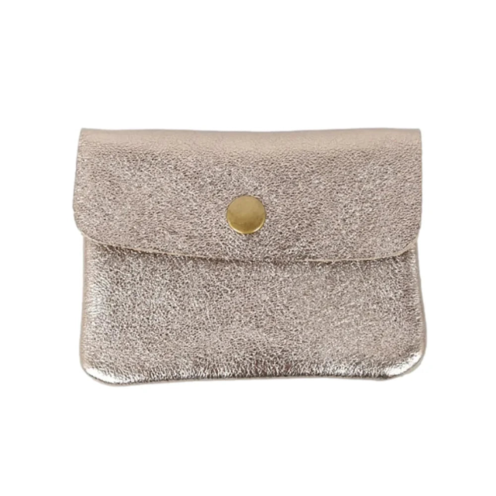 Maison Fanli Coin Purse Metallic Champagne