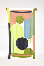 Load image into Gallery viewer, Beach Towel Abstract Lime
