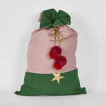 Load image into Gallery viewer, Green and Pink Reversible Sack
