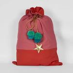 Load image into Gallery viewer, Red and Pink Reversible Sack
