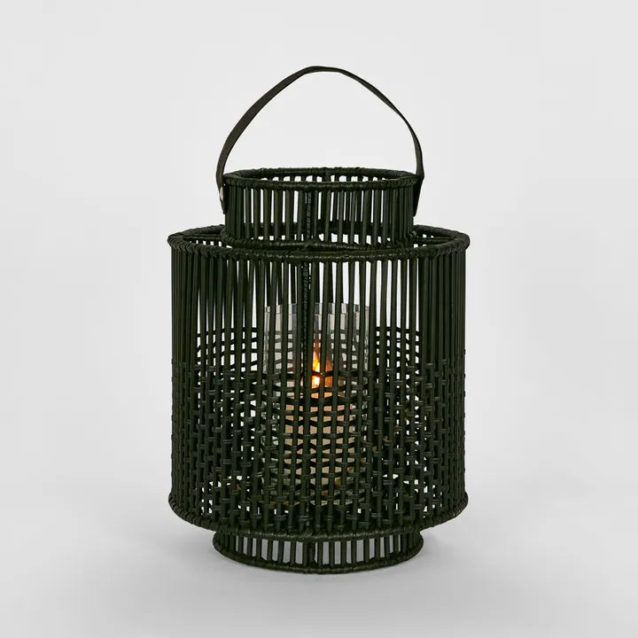 Florabelle - Kyra Rattan Lantern Medium Black