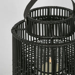 Load image into Gallery viewer, Florabelle - Kyra Rattan Lantern Medium Black
