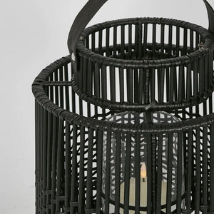 Florabelle - Kyra Rattan Lantern Medium Black