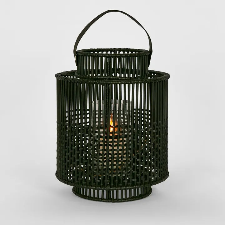 Florabelle - Kyra Rattan Lantern Large Black