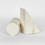 Load image into Gallery viewer, Florabelle - Lyra Bone Inlay Bookends White
