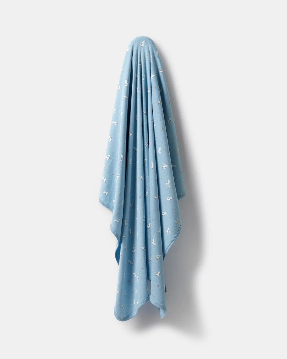 Sunny Seagulls Organic Pointelle Bunny Rug