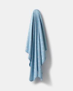 Sunny Seagulls Organic Pointelle Bunny Rug