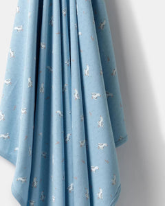 Sunny Seagulls Organic Pointelle Bunny Rug