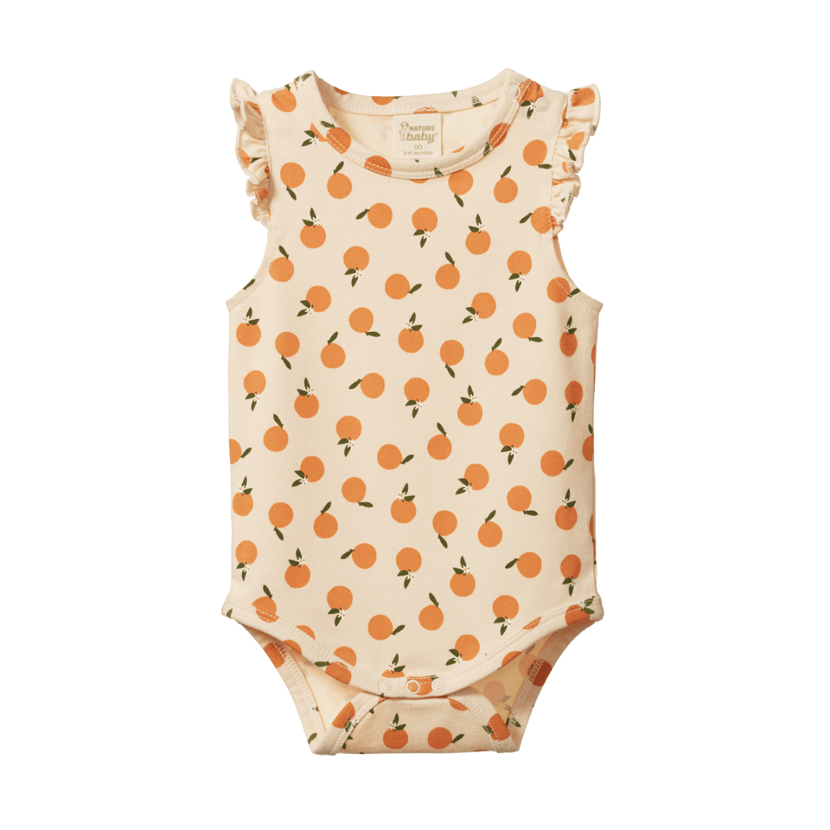 Nature Baby - Fleur Bodysuit Orange Blossom