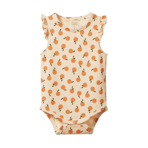 Nature Baby - Fleur Bodysuit Orange Blossom