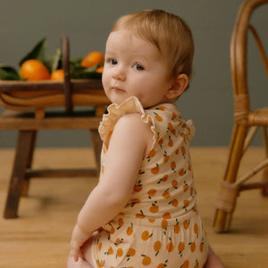 Nature Baby - Fleur Bodysuit Orange Blossom
