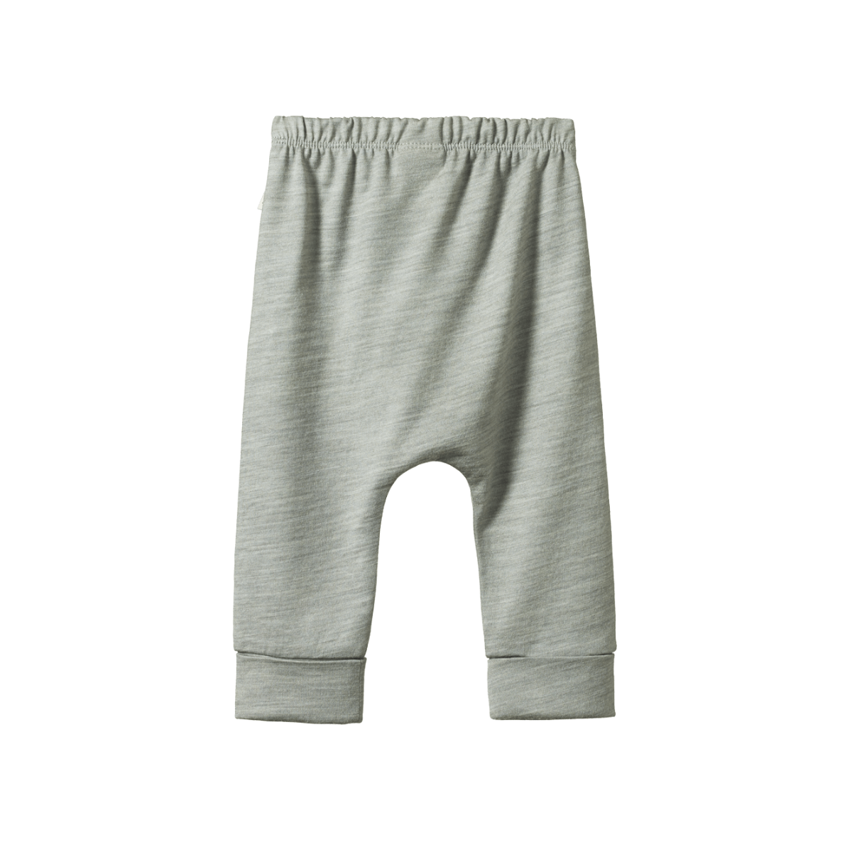 NATURE BABY - Merino Essential Drawstring Pants - Light Grey Marl