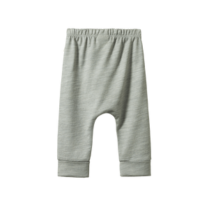 NATURE BABY - Merino Essential Drawstring Pants - Light Grey Marl