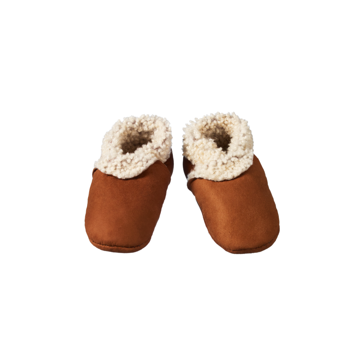 NATURE BABY -  LAMBSKIN BOOTIES - Cinnamon