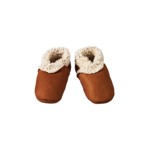 NATURE BABY -  LAMBSKIN BOOTIES - Cinnamon