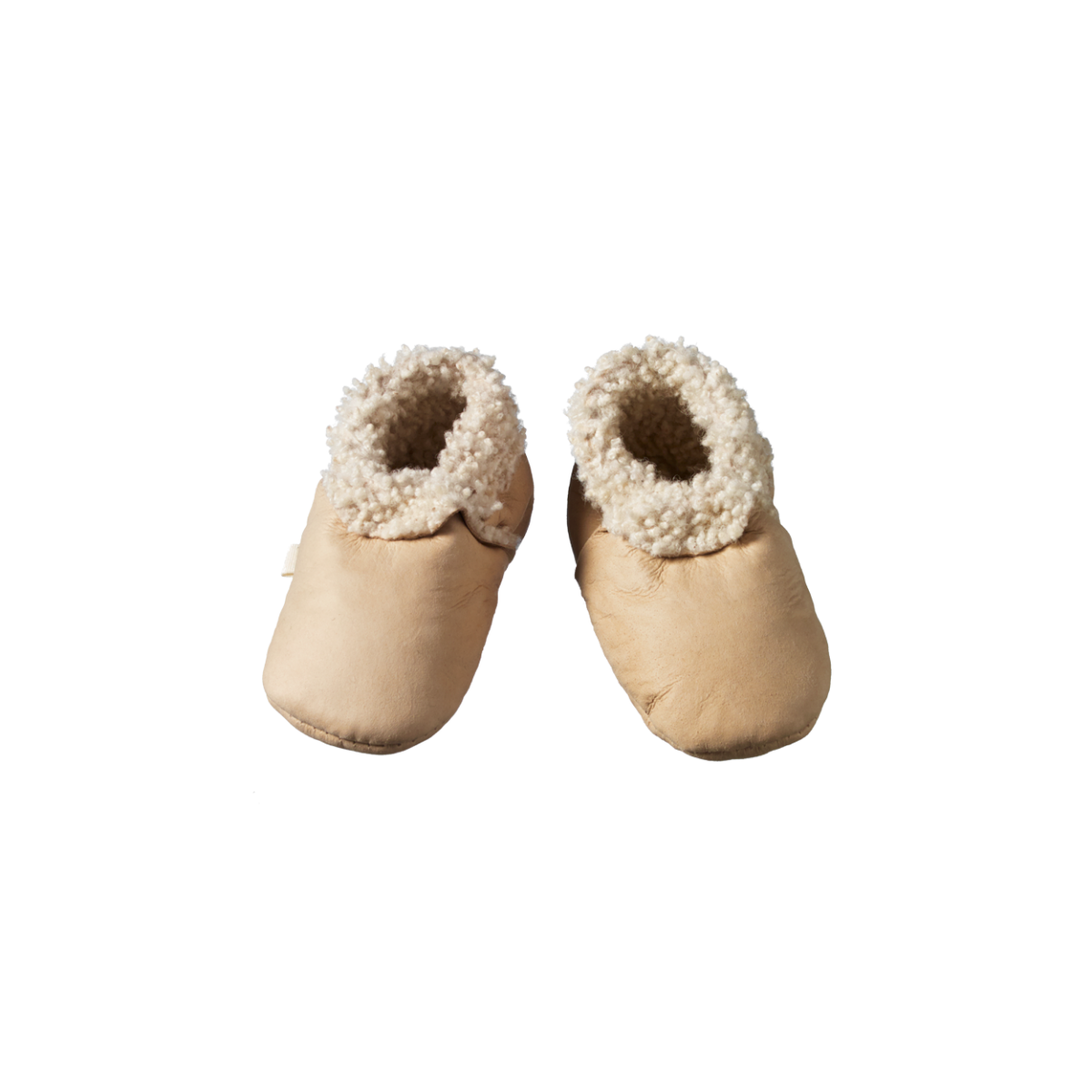 NATURE BABY - LAMBSKIN BOOTIES - Cream