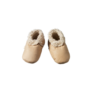 NATURE BABY - LAMBSKIN BOOTIES - Cream