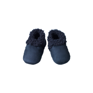 NATURE BABY - LAMBSKIN BOOTIES - Navy