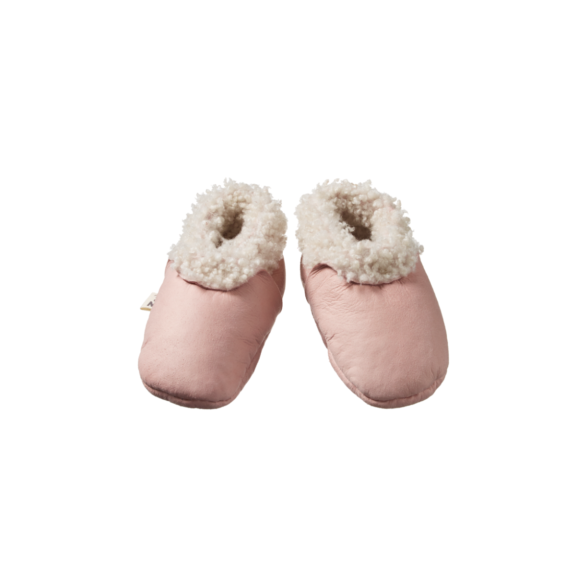 NATURE BABY - LAMBSKIN BOOTIES - Rose Bud