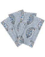 Load image into Gallery viewer, WALTER G - Paisley Tobacco cotton napkins (set of 4)
