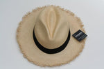 Load image into Gallery viewer, Makers &amp; Providers Panama Hat-  Fray- Sand
