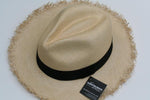 Load image into Gallery viewer, Makers &amp; Providers Panama Hat-  Fray- Sand
