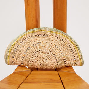 GAS - SOL CLUTCH RAFFIA GRENAD TU