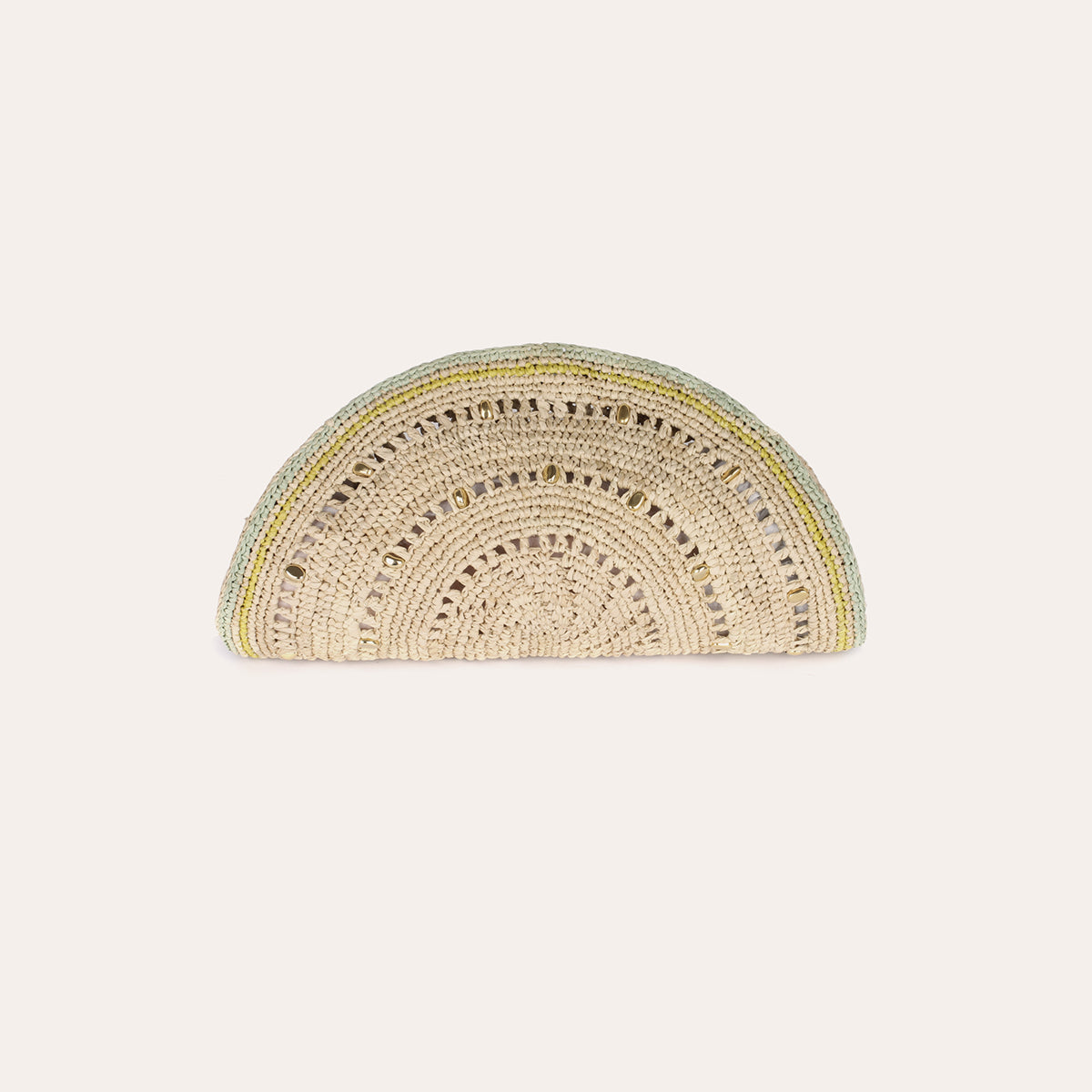 GAS - SOL CLUTCH RAFFIA GRENAD TU