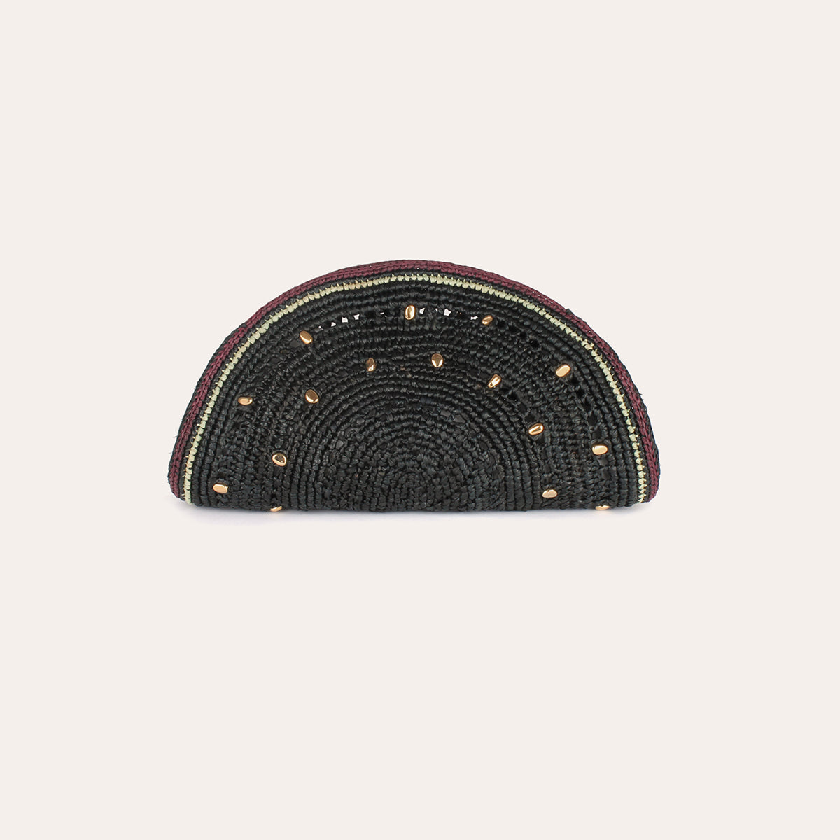 GAS - SOL CLUTCH RAFFIA GRENAD TU