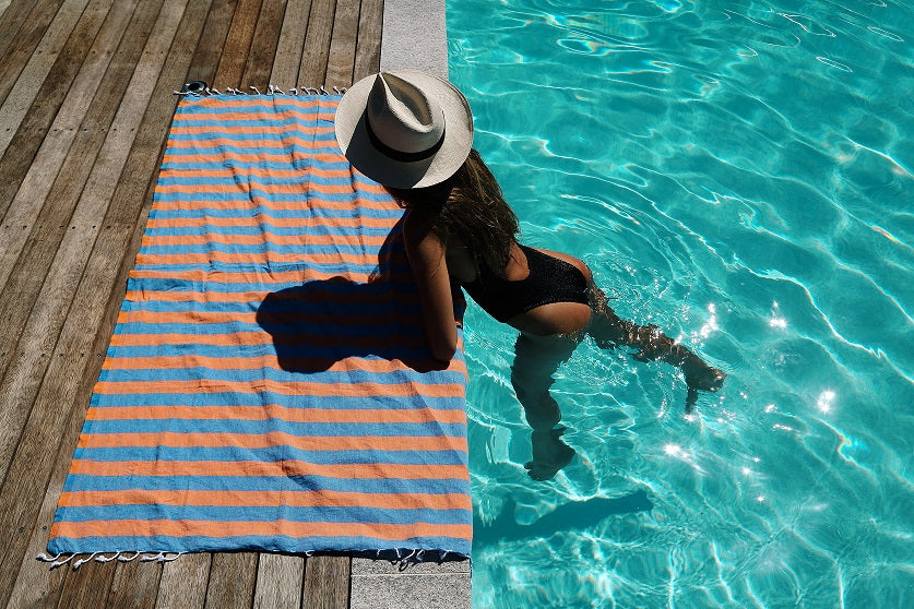 Hammamas Turkish Beach Towel - Ripple