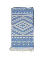 Load image into Gallery viewer, Hammamas Turkish Beach Towel - AZTEC
