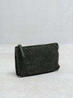 Load image into Gallery viewer, Indi &amp; Cold Plaited Leather Wallet Khaki
