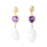 Load image into Gallery viewer, FAIRLEY - Amethyst Pearl Drops
