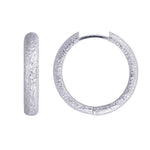 Load image into Gallery viewer, FAIRLEY - Antique Silver Maxi Hoops
