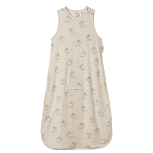 NATURE BABY - Organic Cotton & Merino Sleeping Bag - Cottage Bunny